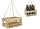 Männerhandtasche aus Holz Natur - Bierträger Flaschenträger Getränketräger Geschenk