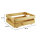 Holzkiste M-halb Hellbraun zur Aufbewahrung Dekoration 40x30x13 cm - Stiege Steige Obstkiste Präsentkorb Geschenk