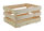 Holzkiste M Natur zur Aufbewahrung Dekoration 40x30x22,3 cm - Stiege Steige Obstkiste Präsentkorb Geschenk