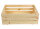 Holzkiste L Natur zur Aufbewahrung Dekoration 59,5x39,5x20,5 cm - Stiege Steige Obstkiste Präsentkorb Geschenk
