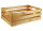 Holzkiste L Hellbraun zur Aufbewahrung Dekoration 59,5x39,5x20,5 cm - Stiege Steige Obstkiste Präsentkorb Geschenk