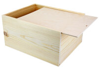 Weinkiste Schiebedeckel 6 Flaschen 36x28x20,5cm -...