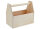 Werkzeugkiste aus Holz Natur mit Tragegriff S 26x14x22cm - Hausmeisterkiste Tragekiste Kiste