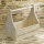 Werkzeugkiste aus Holz Natur mit Tragegriff L 37x25x38cm - Hausmeisterkiste Tragekiste Kiste