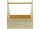Werkzeugkiste aus Holz Natur mit Tragegriff L 37x25x38cm - Hausmeisterkiste Tragekiste Kiste