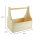 Werkzeugkiste aus Holz Natur mit Tragegriff XL 40x25x38cm - Hausmeisterkiste Tragekiste Kiste