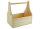 Werkzeugkiste aus Holz Natur mit Tragegriff XL 40x25x38cm - Hausmeisterkiste Tragekiste Kiste