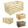 Holzkiste XL zur Aufbewahrung Dekoration 59,5x39,5x34 cm - Stiege Steige Obstkiste Präsentkorb Geschenk