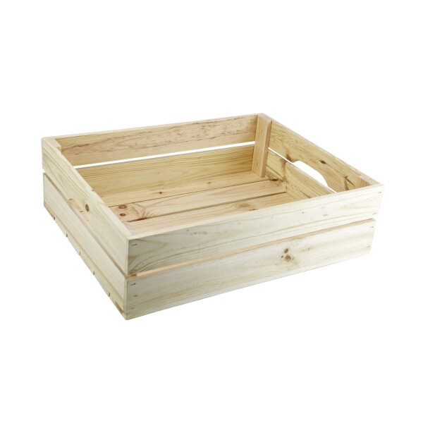 Holzkiste "Industrial" Größe M - 50x40x15,5 cm(außen)