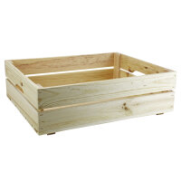 Holzkiste "Industrial" Größe M - 50x40x15,5 cm(außen)