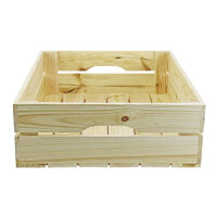 Holzkiste "Industrial" Größe M - 50x40x15,5 cm(außen)