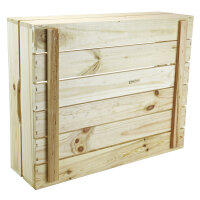 Holzkiste "Industrial" Größe M - 50x40x15,5 cm(außen)