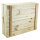 Holzkiste "Industrial" Größe M - 50x40x15,5 cm(außen)