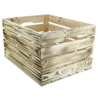 Holzkiste "Industrial" Größe XL - 50x40x30cm (außen)