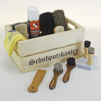 Schuhputz-Set "Gustav" - Holzkiste -...