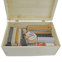 Schuhputz-Set 13-teilig - Schuhputzpflege-Set
