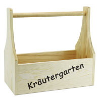 Kräutergarten - Box mit Tragegriff - Küchendeko