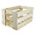 Weinstiege natur/geflammt - Weinkiste aus Holz