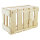 Weinstiege natur/geflammt - Weinkiste aus Holz
