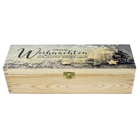 1er Weinkiste aus Holz mit Klappverschluss und Aufdruck...