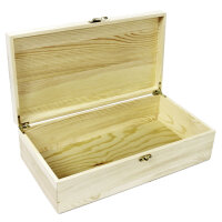 2er Weinkiste aus Holz mit Bügelverschluss und Aufdruck Weihnachten und optional Holzwolle