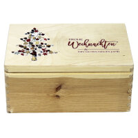 Holzkiste Geschenkbox mit Klappdeckel und...