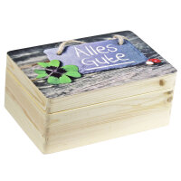 Geschenkbox mit Aufdruck "Alles Gute" -...