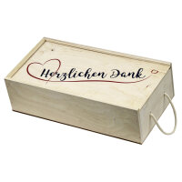 Geschenkbox mit Schiebedeckel und Aufdruck...