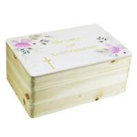 Geschenkbox mit Aufdruck Alles Gute zur Konfirmation -...