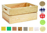 Holzkiste ohne Aufdruck - Stiege Steige...