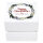 Holzkiste mit Deckel und Aufdruck Merry Christmas and a Happy New Year Schatulle Geschenkbox Weihnachten