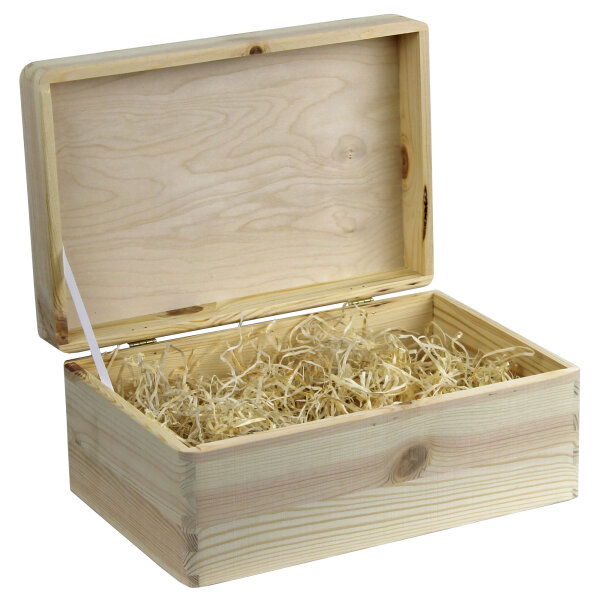 mit Holzwolle
